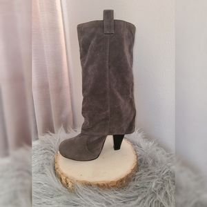 Faux Suede Boots